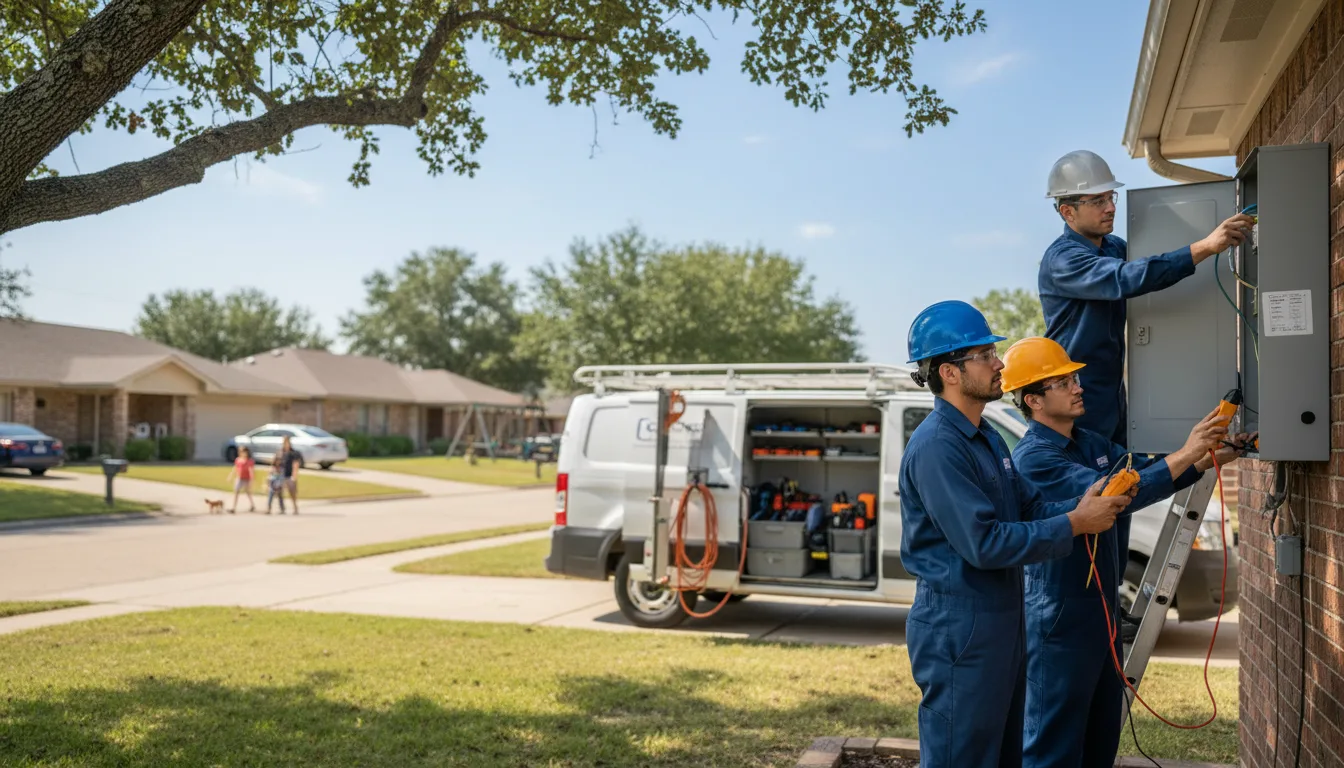 Certified electrician providing emergency electrical services in Lebo, KS